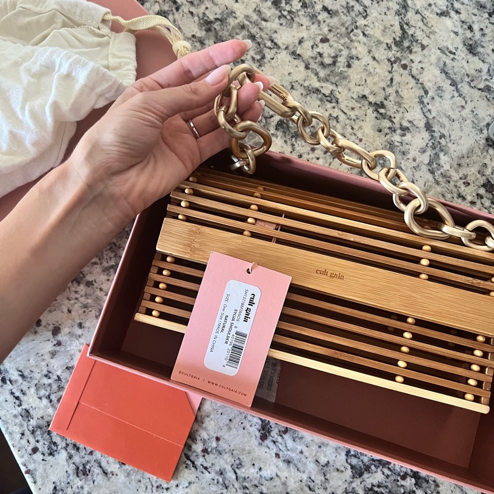 Cult Gaia Sylva Bamboo Bag